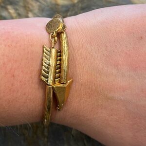 Alex and Ani Gold Arrow Bracelet